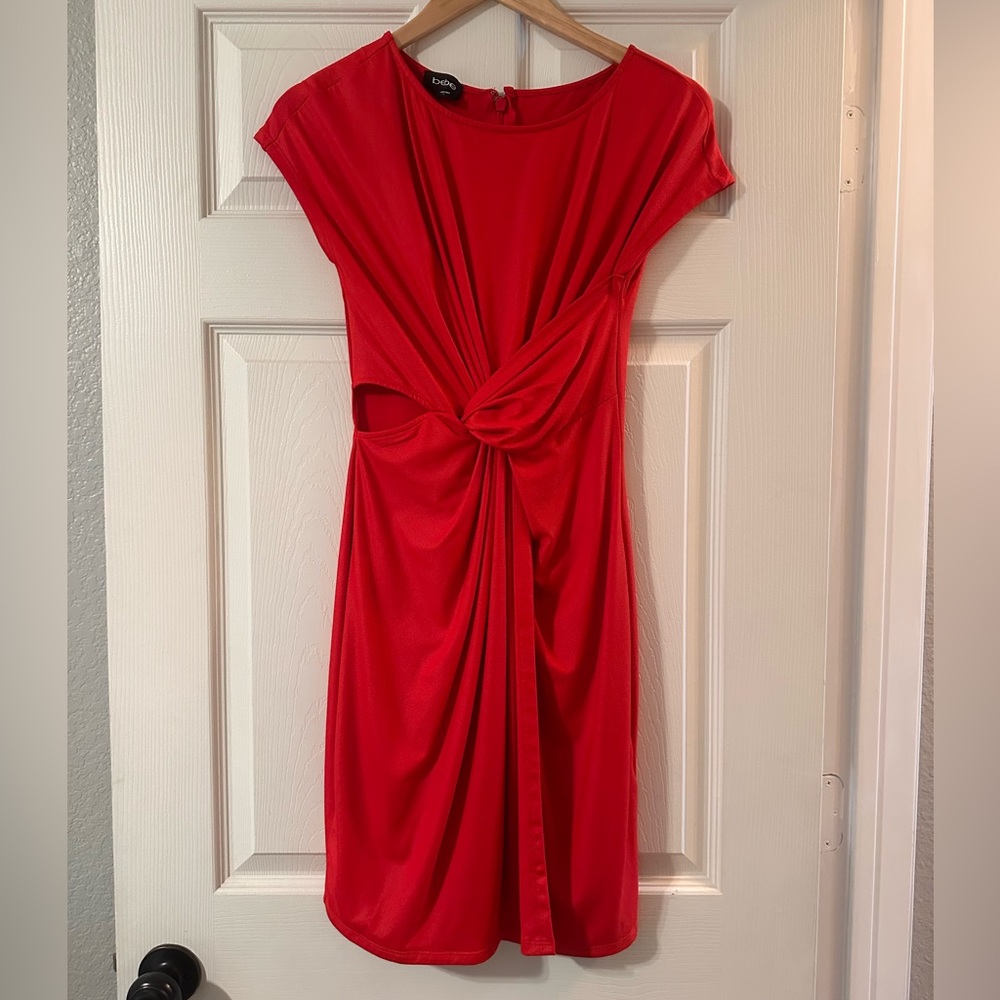 Bebe red dress